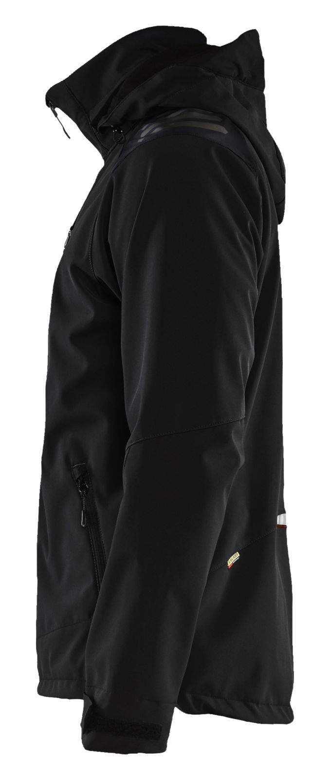 Blaklader Wind regen sneeuw Jassen 47492513 softsheel waterdicht zwart-rood(9956)