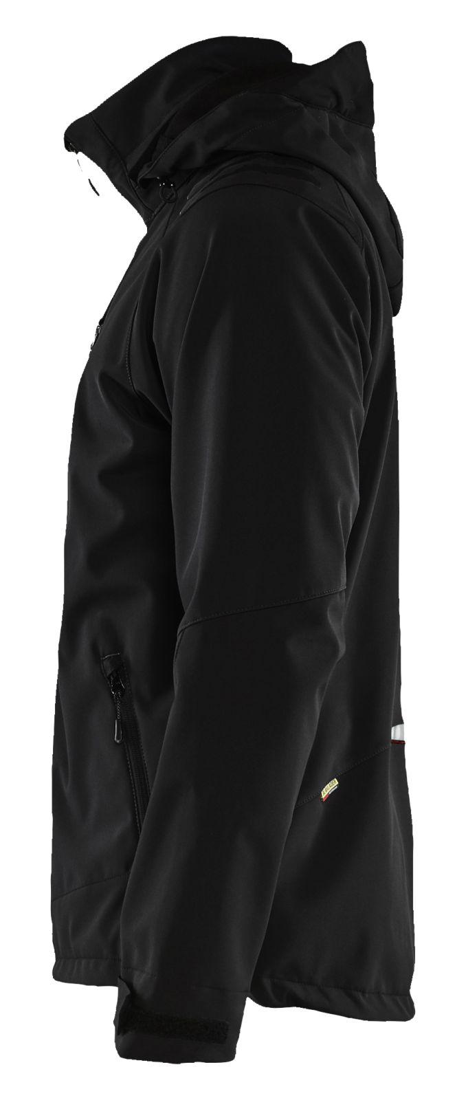 Blaklader Wind regen sneeuw Jassen 47492513 softsheel waterdicht zwart-rood(9956)