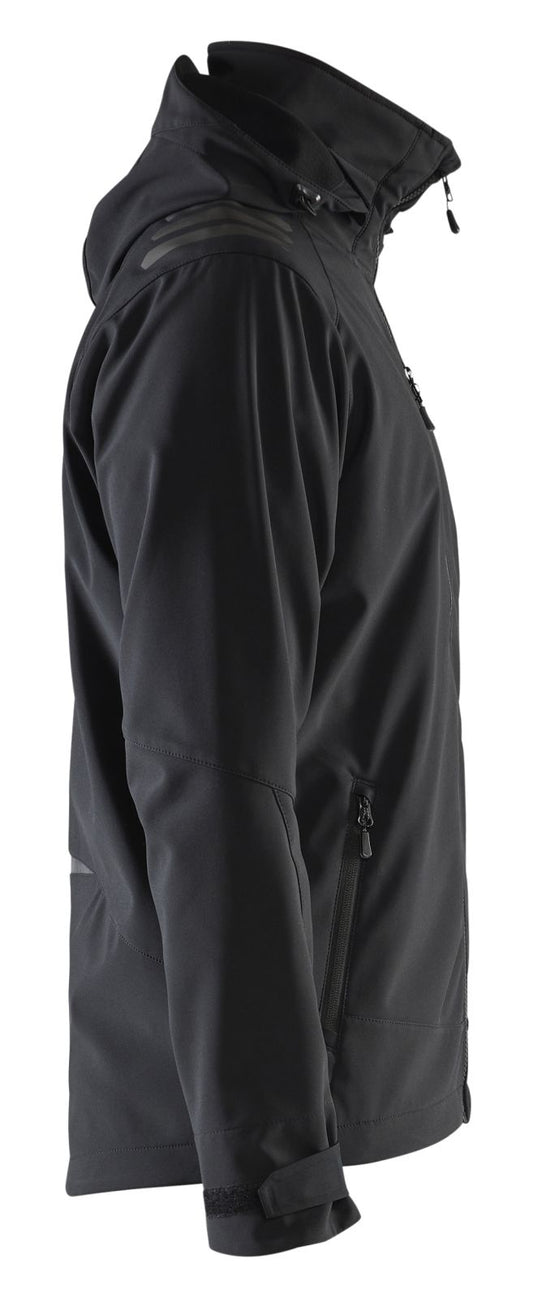 Blaklader Wind regen sneeuw jassen 47492513 softsheel waterdicht zwart(9999)