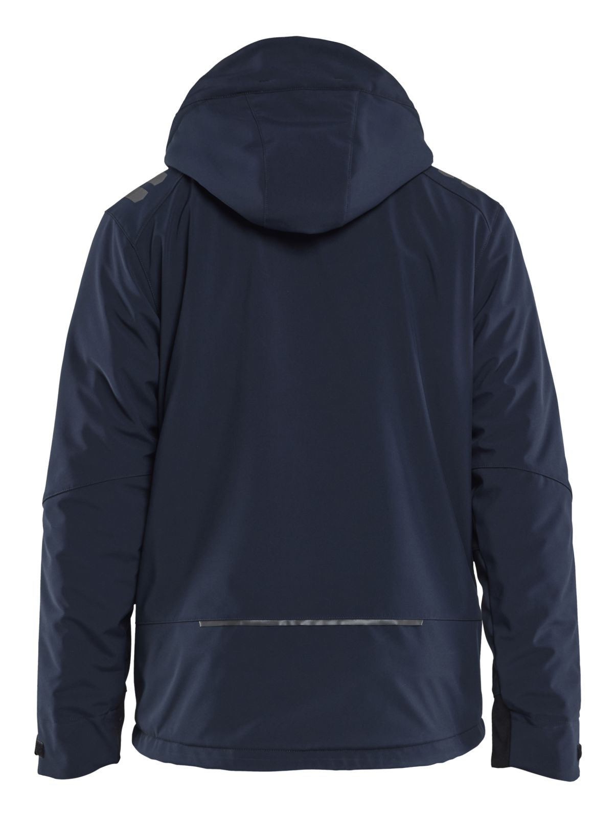 Blaklader Wind/regen/sneeuw Jack 47502513 Lichtgewicht softshell gevoerd donker marineblauw-fluo geel(8633)