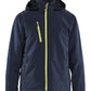 Blaklader Wind/regen/sneeuw Jack 47502513 Lichtgewicht softshell gevoerd donker marineblauw-fluo geel(8633)