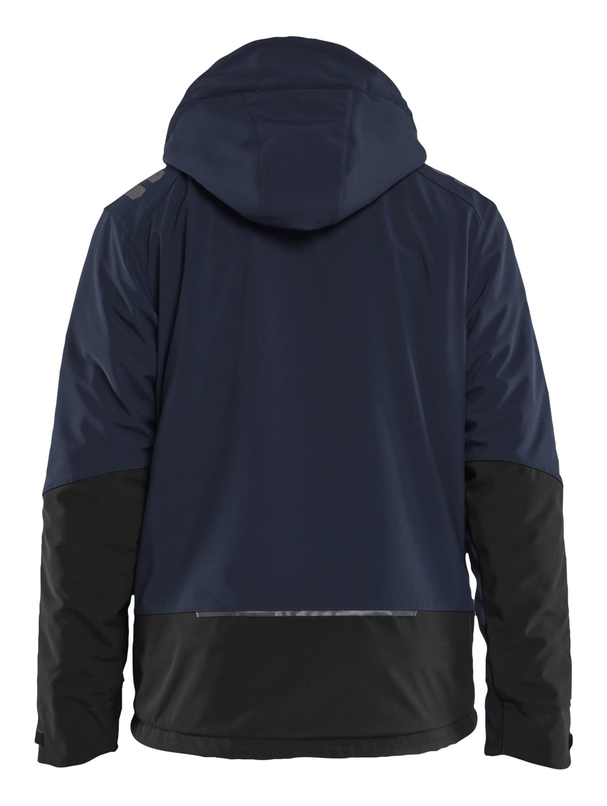 Blaklader Wind/regen/sneeuw Jack 47502513 Lichtgewicht softshell gevoerd donker marineblauw-zwart(8699)