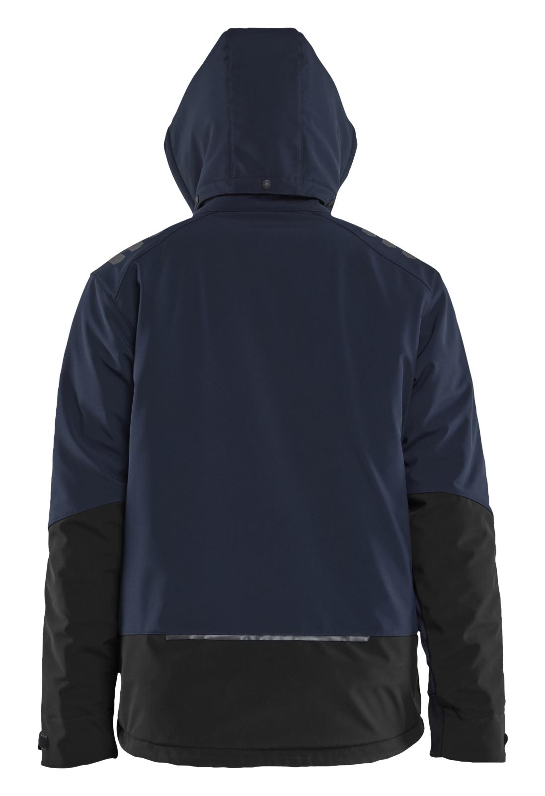 Blaklader Wind/regen/sneeuw Jack 47502513 Lichtgewicht softshell gevoerd donker marineblauw-zwart(8699)