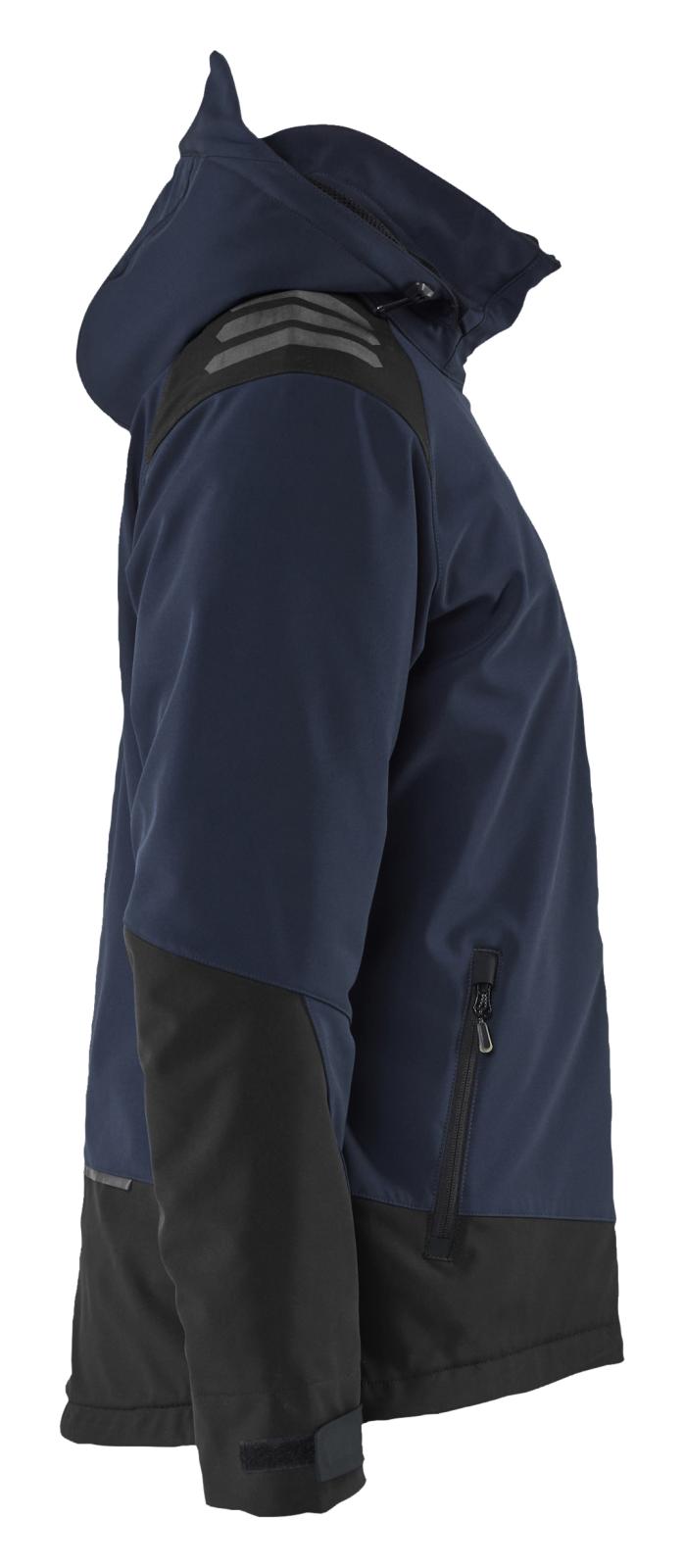 Blaklader Wind/regen/sneeuw Jack 47502513 Lichtgewicht softshell gevoerd donker marineblauw-zwart(8699)