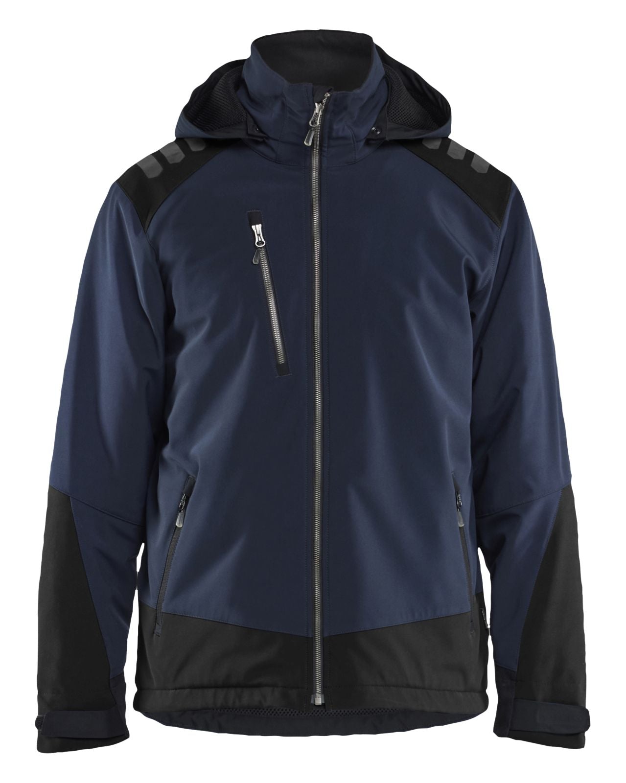 Blaklader Wind/regen/sneeuw Jack 47502513 Lichtgewicht softshell gevoerd donker marineblauw-zwart(8699)