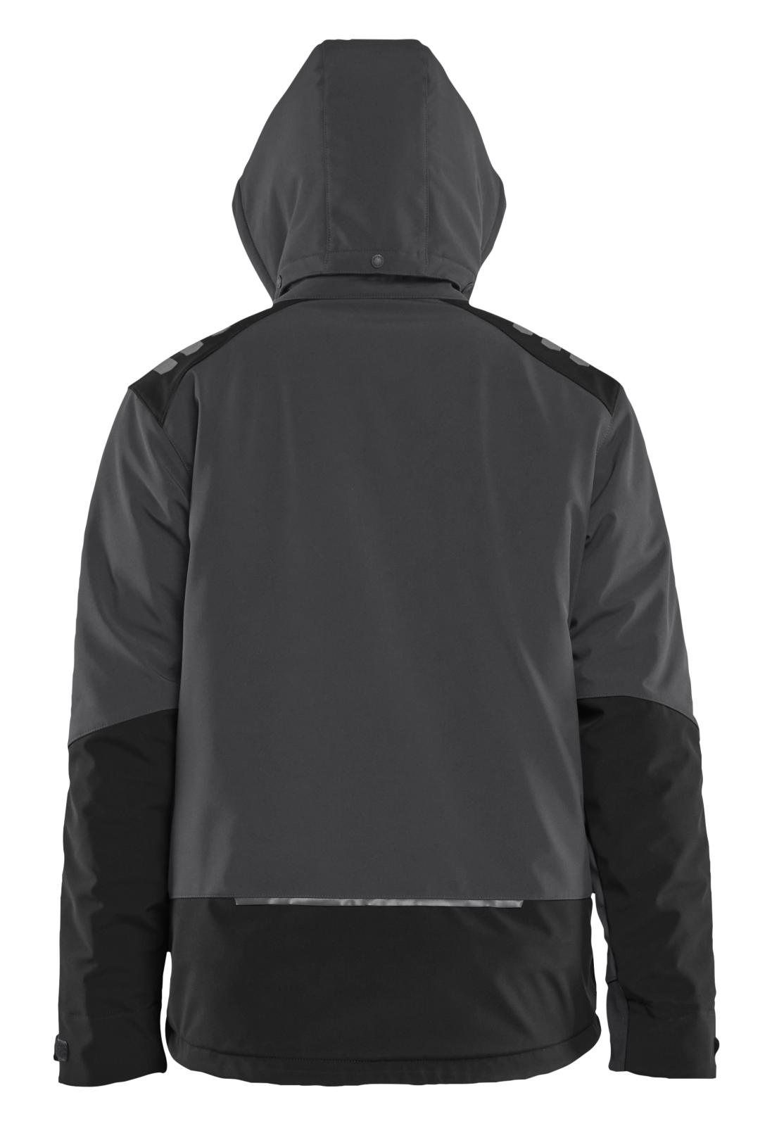 Blaklader Wind/regen/sneeuw Jack 47502513 Lichtgewicht softshell gevoerd donkergrijs-zwart(9899)