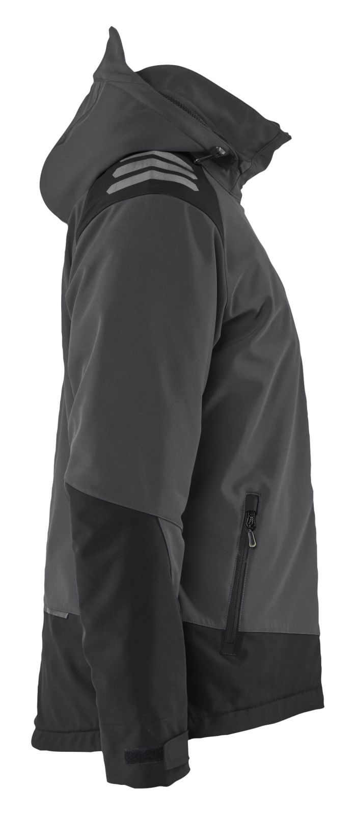 Blaklader Wind/regen/sneeuw Jack 47502513 Lichtgewicht softshell gevoerd donkergrijs-zwart(9899)