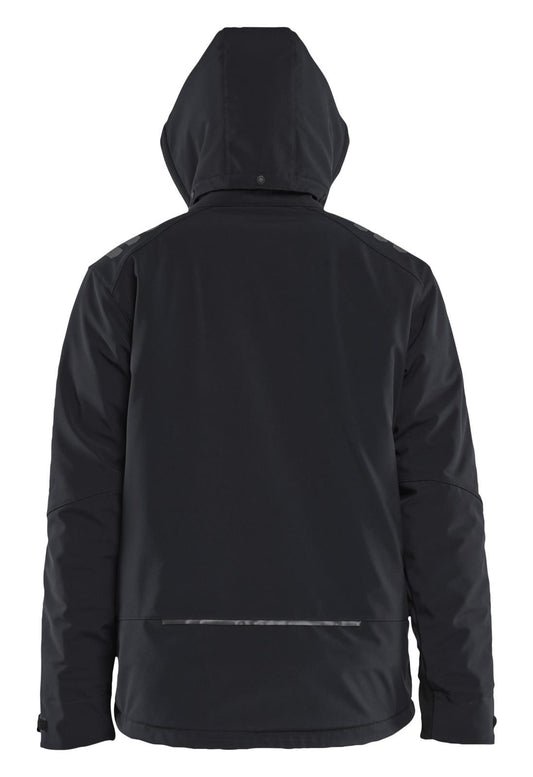 Blaklader Wind/regen/sneeuw Jack 47502513 Lichtgewicht softshell gevoerd zwart-rood(9956)