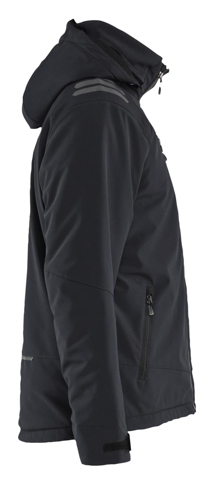 Blaklader Wind/regen/sneeuw Jack 47502513 Lichtgewicht softshell gevoerd zwart-rood(9956)