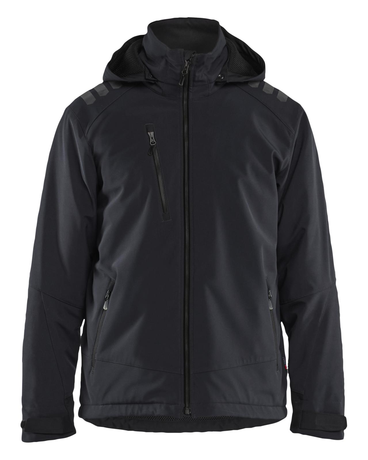 Blaklader Wind/regen/sneeuw Jack 47502513 Lichtgewicht softshell gevoerd zwart(9999)