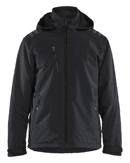 Blaklader Wind/regen/sneeuw Jack 47502513 Lichtgewicht softshell gevoerd zwart(9999)