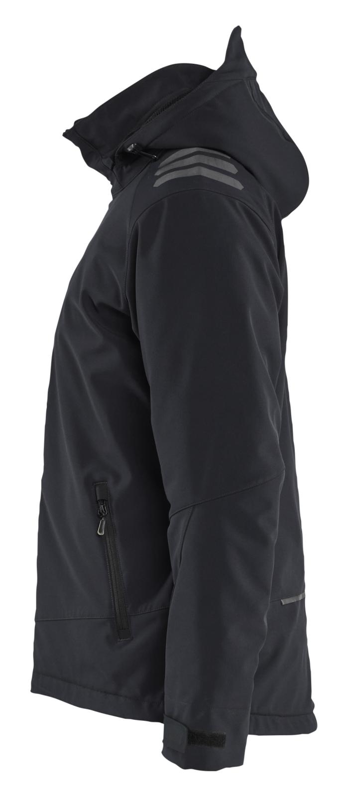 Blaklader Wind/regen/sneeuw Jack 47502513 Lichtgewicht softshell gevoerd zwart(9999)