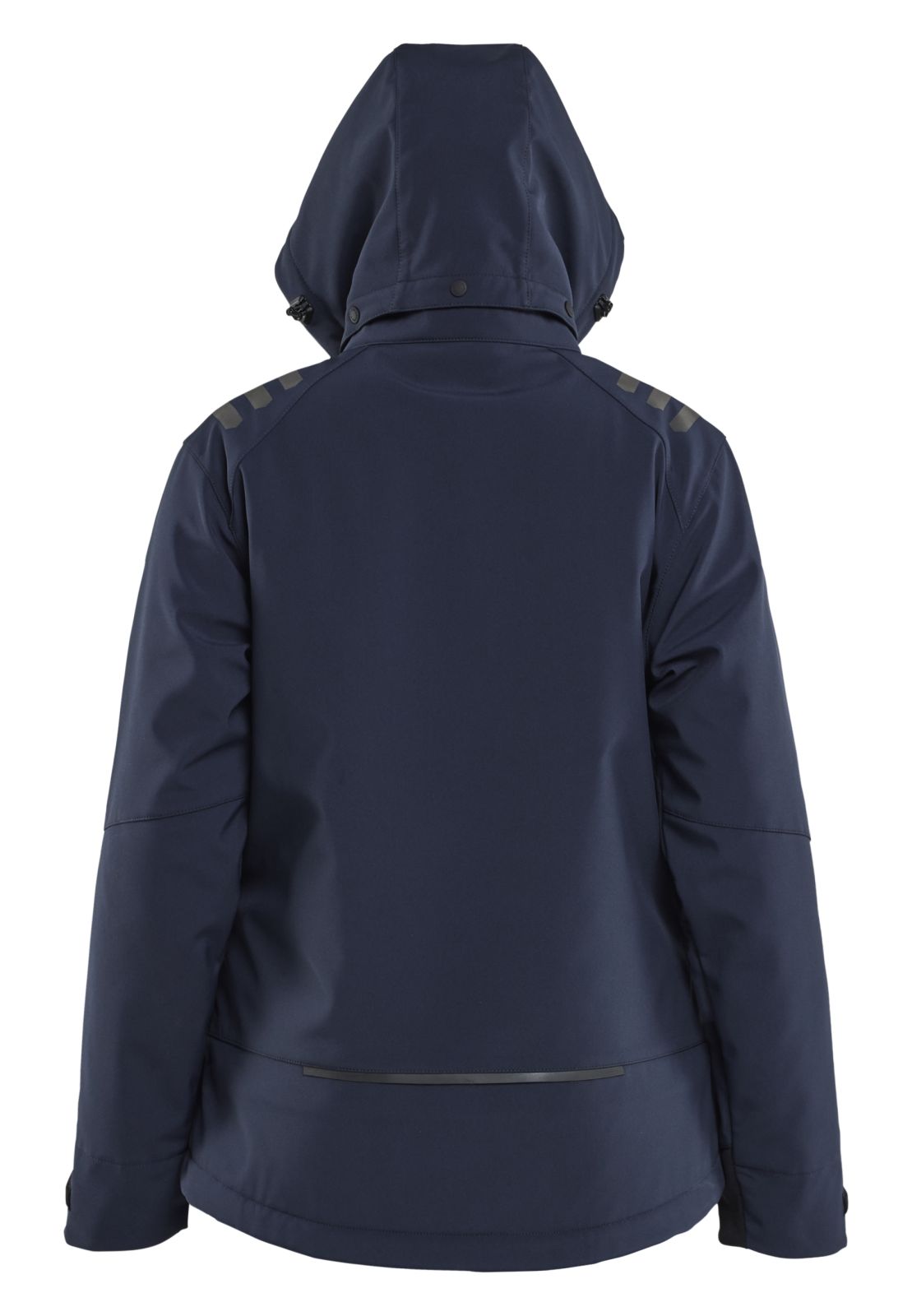 Blaklader Dames Jack 47512513 Lichtgewicht softshell gevoerd donker marineblauw-fluo geel(8633)