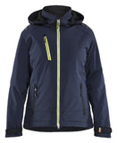 Blaklader Dames Jack 47512513 Lichtgewicht softshell gevoerd donker marineblauw-fluo geel(8633)