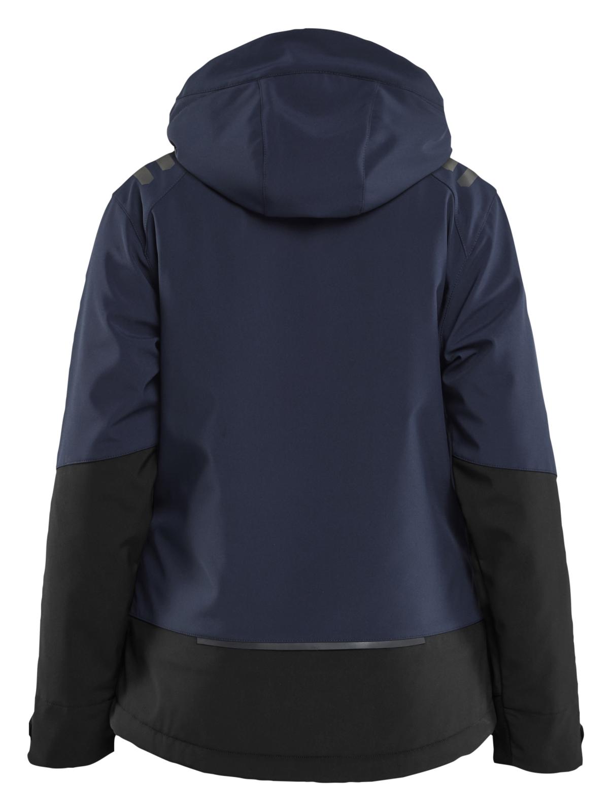 Blaklader Dames Jack 47512513 Lichtgewicht softshell gevoerd donker marineblauw-zwart(8699)