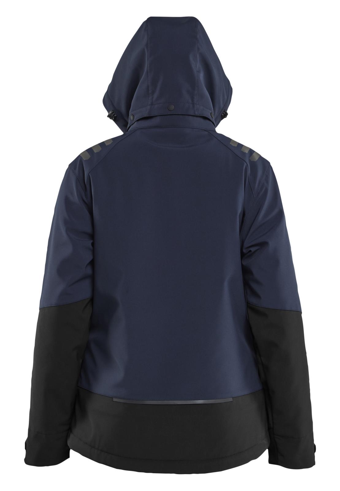 Blaklader Dames Jack 47512513 Lichtgewicht softshell gevoerd donker marineblauw-zwart(8699)