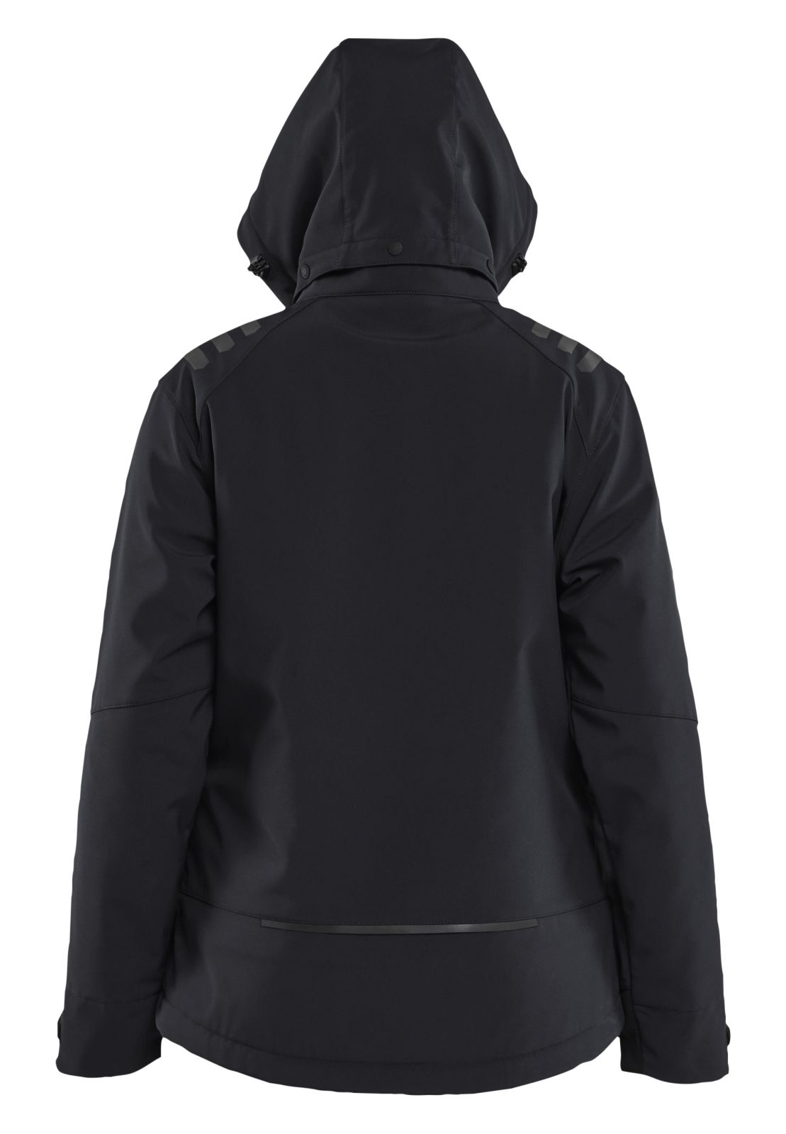 Blaklader Dames Jack 47512513 Lichtgewicht softshell gevoerd zwart-rood(9956)