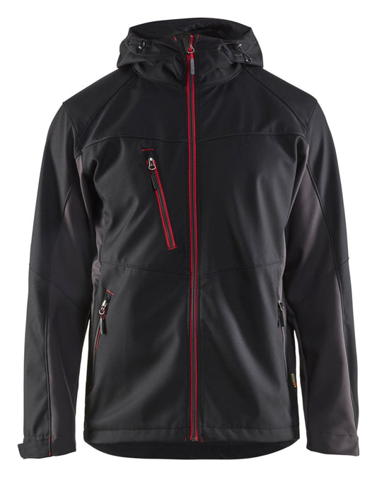 Blaklader Jassen 47532516 zwart-rood(9956)