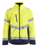 Blaklader High Vis Jack 47601977 shell HiVis winddicht waterdicht fluo geel-marineblauw(3389)