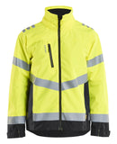 Blaklader High vis Jack 47601977 shell HiVis winddicht waterdicht fluo geel-zwart(3399)