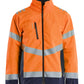Blaklader High vis Jassen Jack 47601977 shell HiVis winddicht waterdicht fluo oranje-marineblauw(5389)