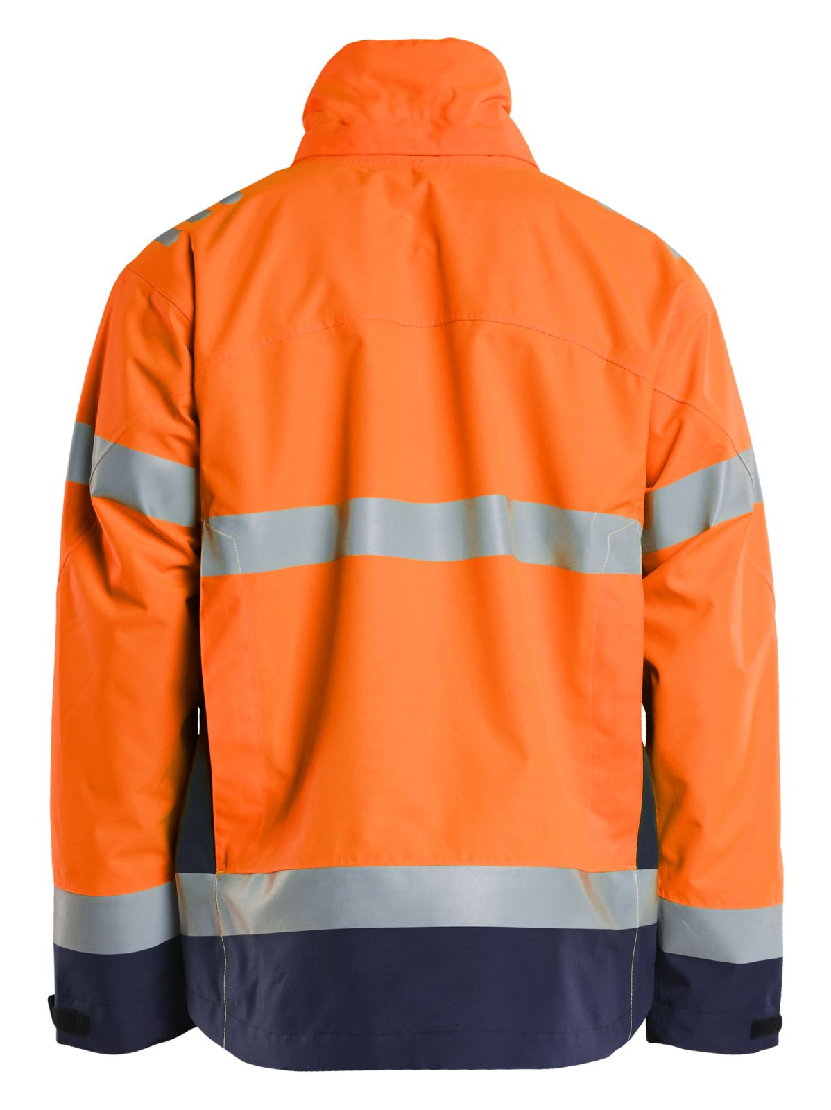 Blaklader High vis Jassen Jack 47601977 shell HiVis winddicht waterdicht fluo oranje-marineblauw(5389)