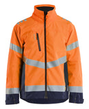Blaklader High vis Jassen Jack 47601977 shell HiVis winddicht waterdicht fluo oranje-marineblauw(5389)