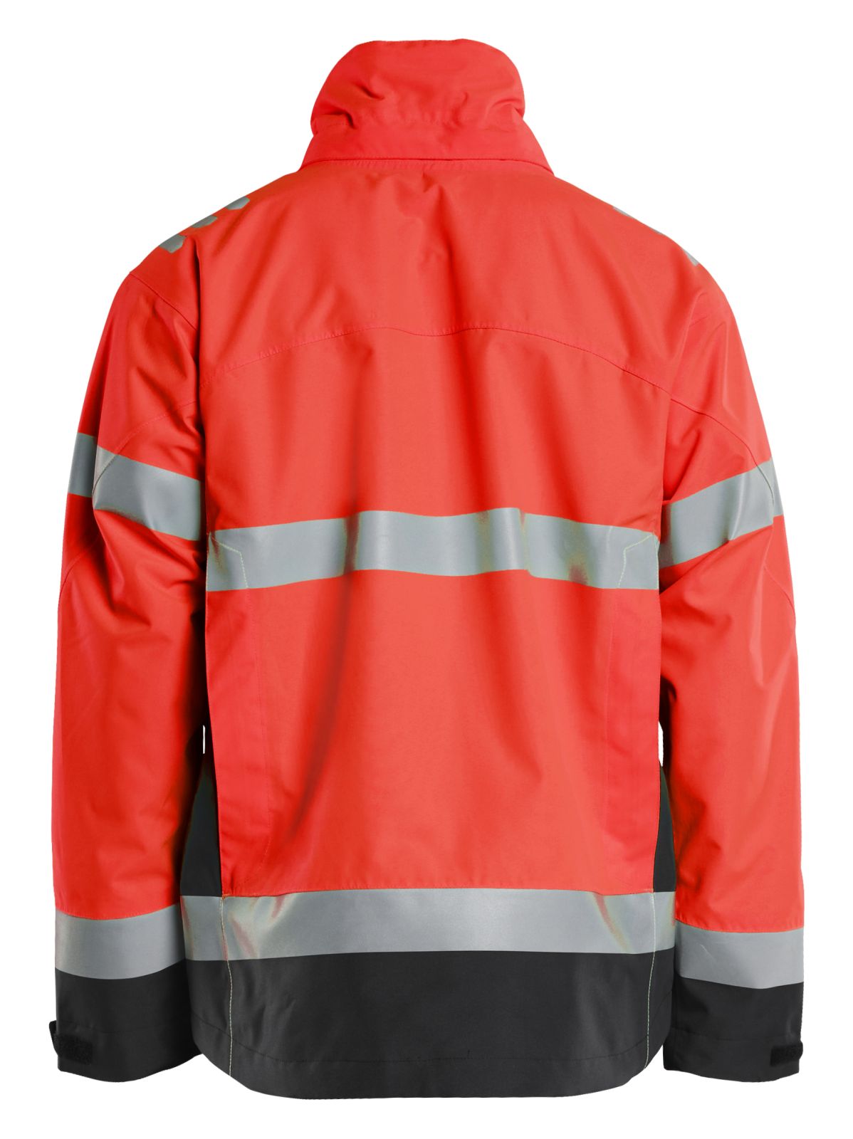 Blaklader High vis Jack 47601977 shell HiVis winddicht waterdicht fluo rood-zwart(5599)