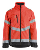 Blaklader High vis Jack 47601977 shell HiVis winddicht waterdicht fluo rood-zwart(5599)