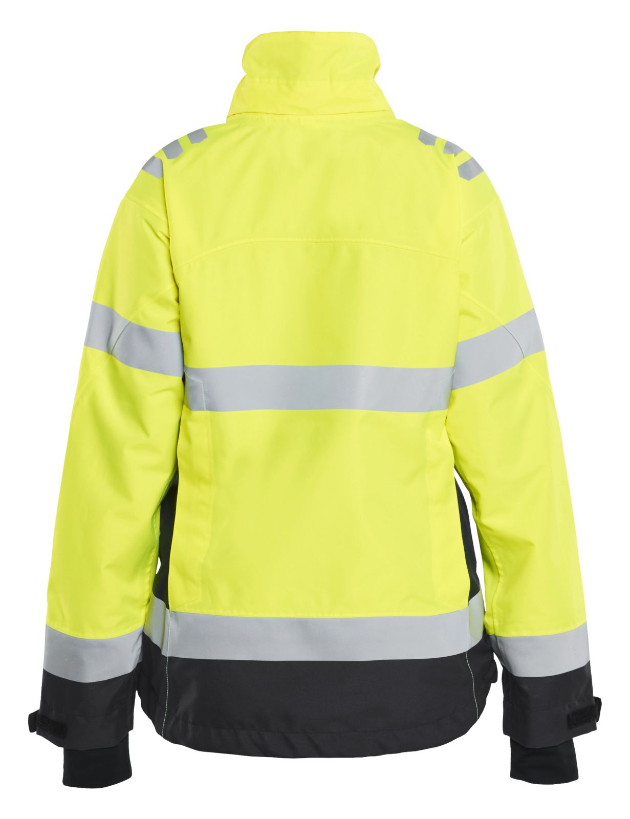 Blaklader Dames High Vis Jack 47611977 shell HiVis waterdicht winddicht fluo geel-zwart(3399)