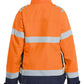 Blaklader Dames High Vis Jack 47611977 shell HiVis waterdicht winddicht fluo oranje-marineblauw(5389)