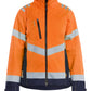 Blaklader Dames High Vis Jack 47611977 shell HiVis waterdicht winddicht fluo oranje-marineblauw(5389)