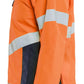 Blaklader Dames High Vis Jack 47611977 shell HiVis waterdicht winddicht fluo oranje-marineblauw(5389)
