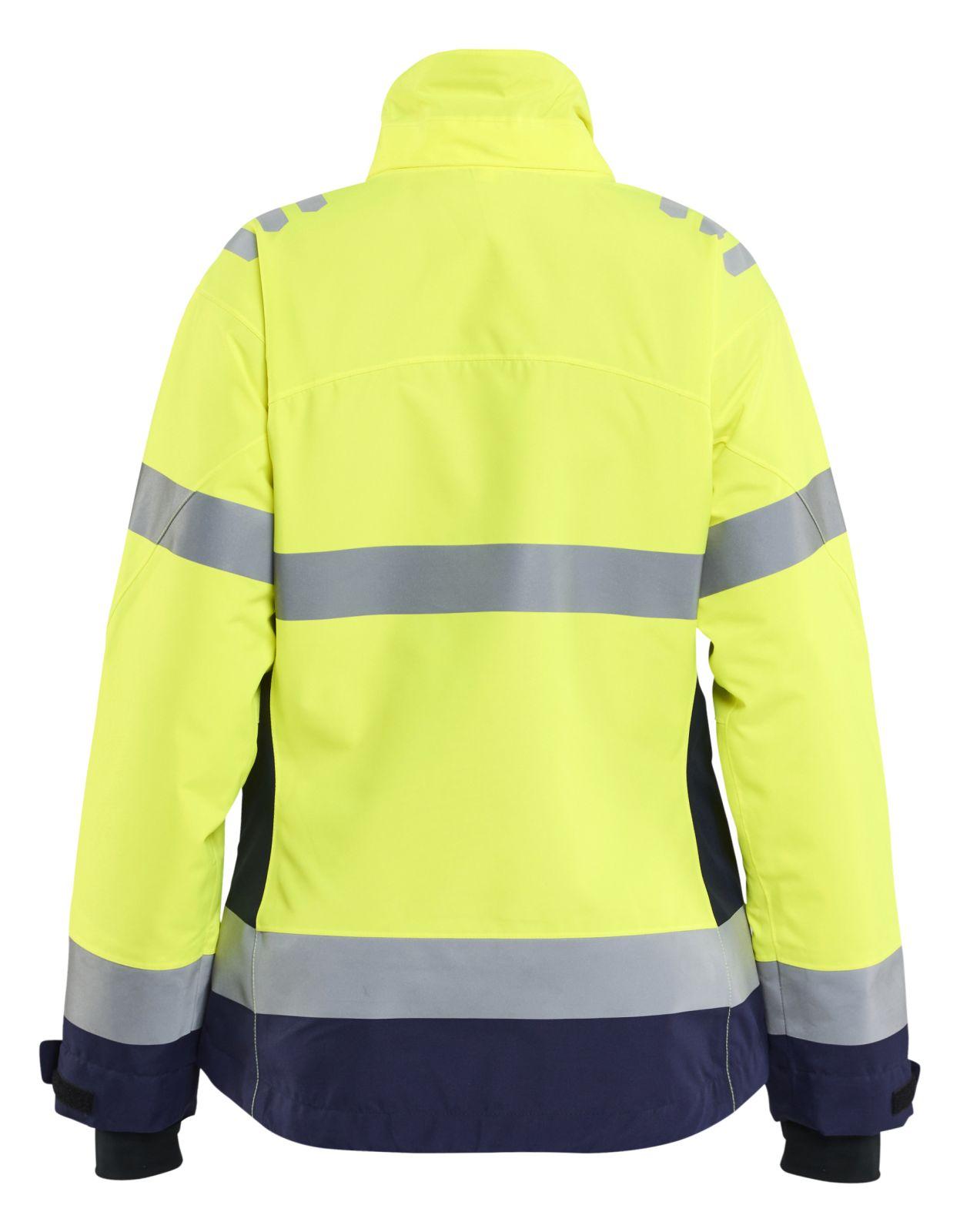 Blaklader Dames High Vis Winterjas 47621977 HiVis fluo geel-marineblauw(3389)