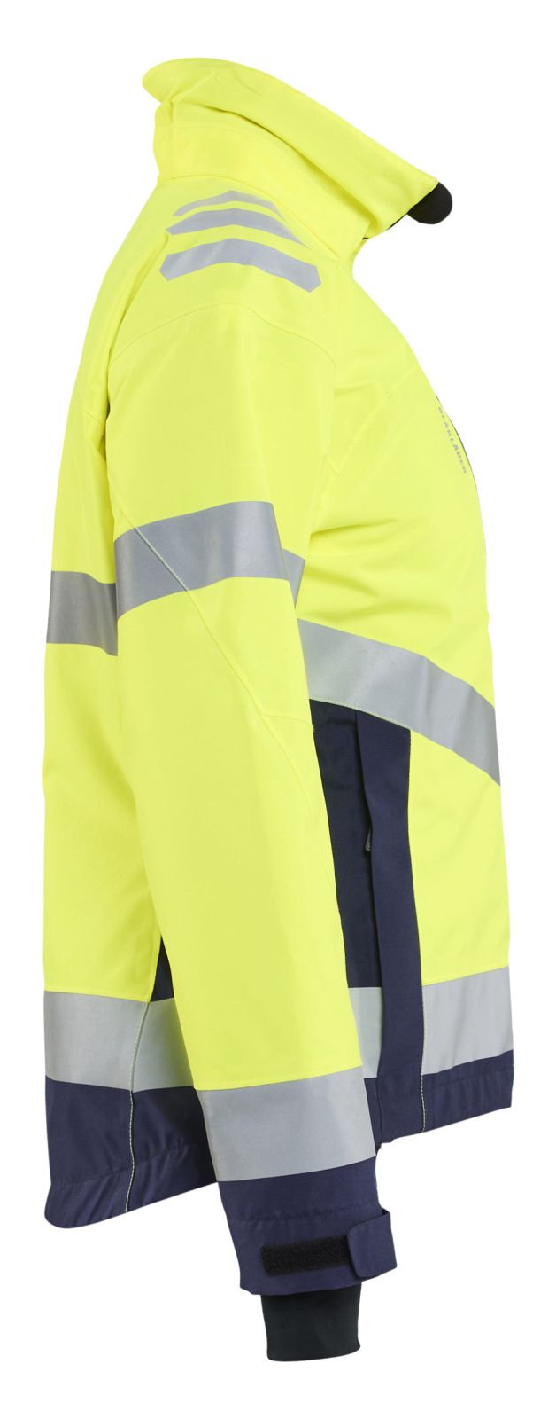 Blaklader Dames High Vis Winterjas 47621977 HiVis fluo geel-marineblauw(3389)