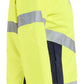 Blaklader Dames High Vis Winterjas 47621977 HiVis fluo geel-marineblauw(3389)