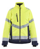 Blaklader Dames High Vis Winterjas 47621977 HiVis fluo geel-marineblauw(3389)