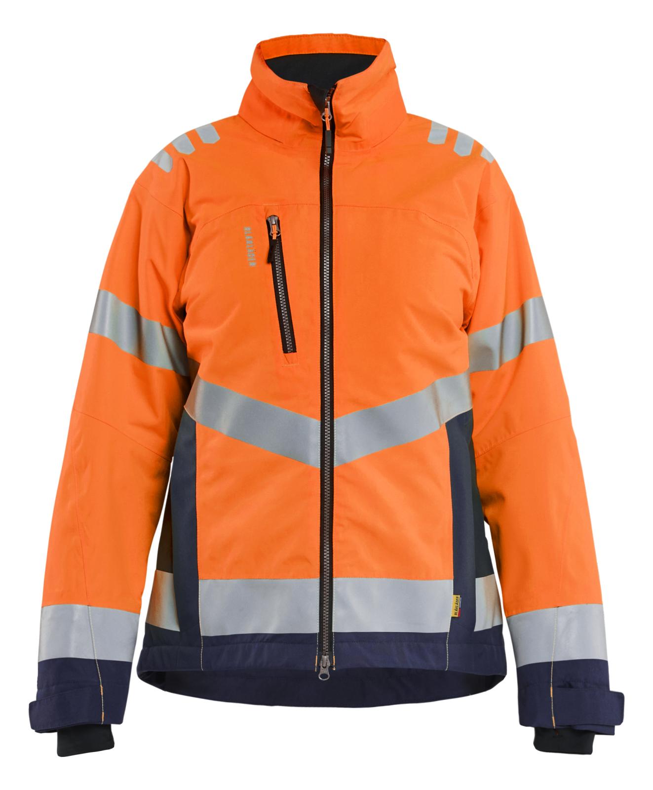 Blaklader Dames High Vis Winterjas 47621977 HiVis fluo oranje-marineblauw(5389)