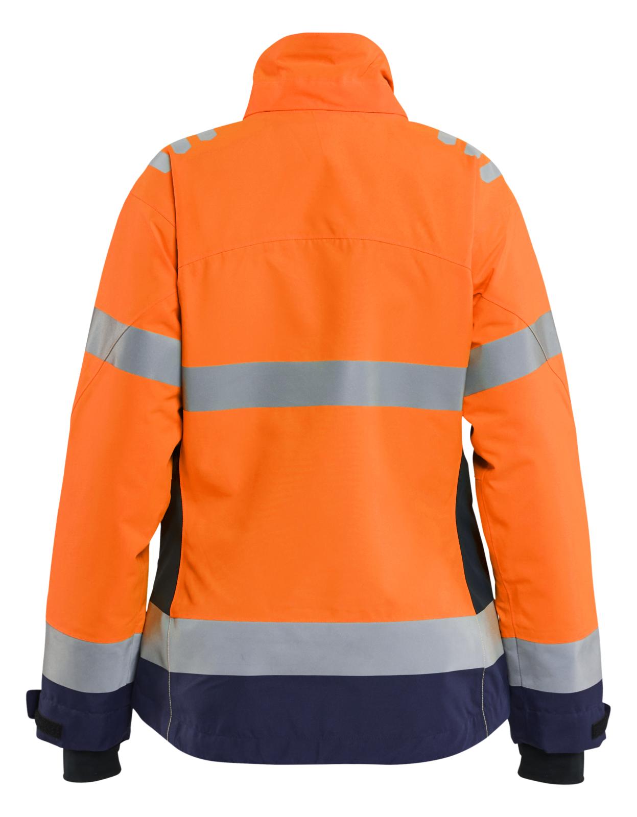 Blaklader Dames High Vis Winterjas 47621977 HiVis fluo oranje-marineblauw(5389)