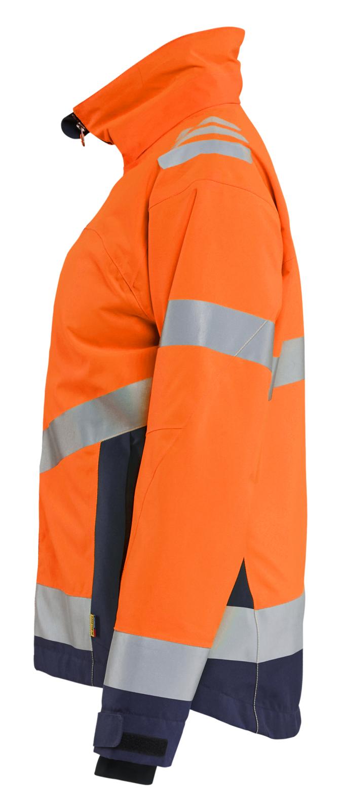 Blaklader Dames High Vis Winterjas 47621977 HiVis fluo oranje-marineblauw(5389)