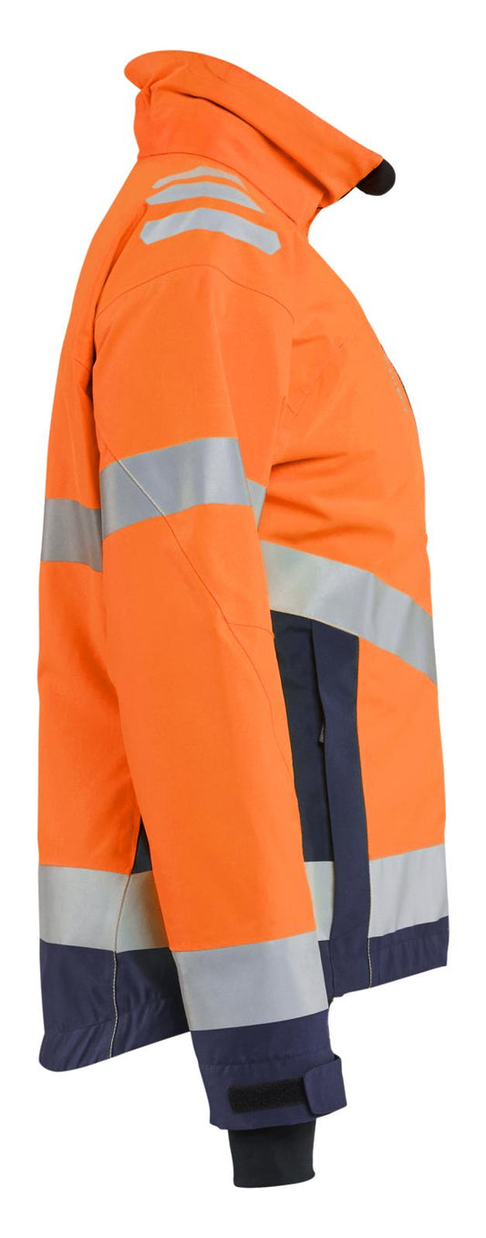 Blaklader Dames High Vis Winterjas 47621977 HiVis fluo oranje-marineblauw(5389)