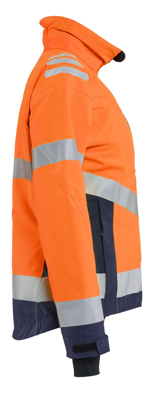 Blaklader Dames High Vis Winterjas 47621977 HiVis fluo oranje-marineblauw(5389)