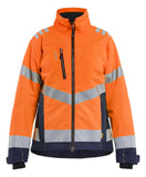 Blaklader Dames High Vis Winterjas 47621977 HiVis fluo oranje-marineblauw(5389)