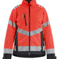 Blaklader Dames High Vis Winterjas 47621977 HiVis fluo rood-zwart(5599)