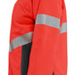 Blaklader Dames High Vis Winterjas 47621977 HiVis fluo rood-zwart(5599)