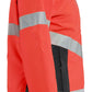 Blaklader Dames High Vis Winterjas 47621977 HiVis fluo rood-zwart(5599)