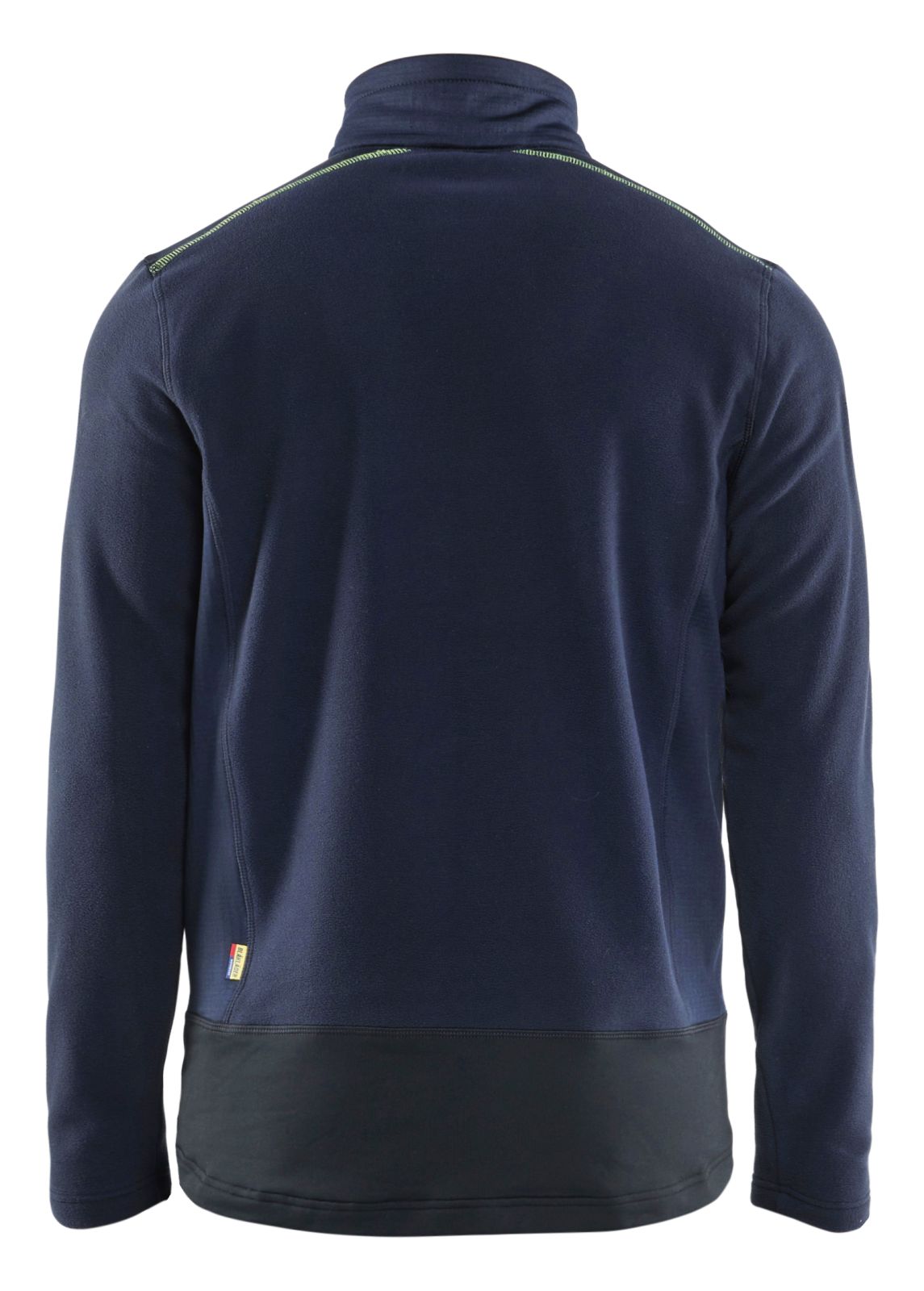 Blaklader Wind regen sneeuw Unite Microfleecevest 47651010 donker marineblauw-fluo geel(8633)