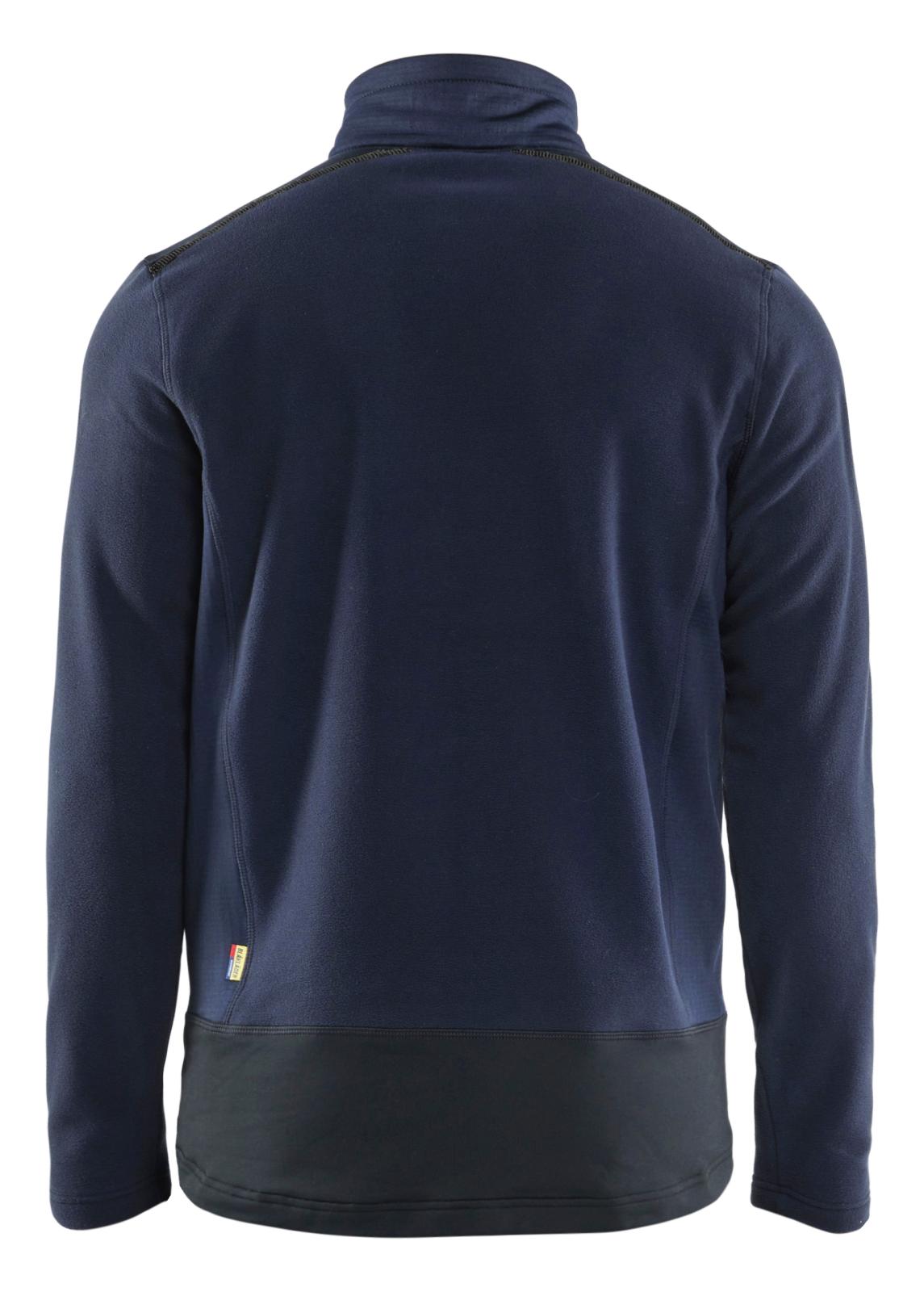 Blaklader Wind regen sneeuw Unite Microfleecevest 47651010 donker marineblauw-zwart(8699)