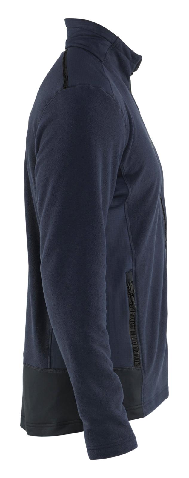 Blaklader Wind regen sneeuw Unite Microfleecevest 47651010 donker marineblauw-zwart(8699)