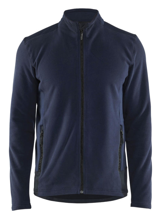 Blaklader Wind regen sneeuw Unite Microfleecevest 47651010 donker marineblauw-zwart(8699)